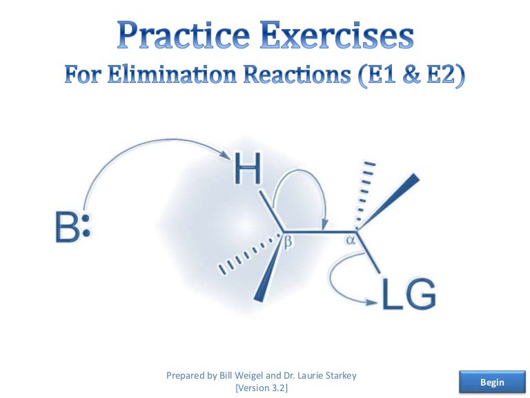 Elimination reaction exercises v3.2
