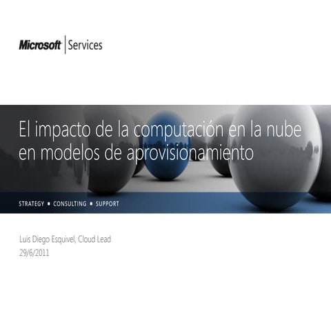 El Impacto de la Computación en la Nube en Modelos de Aprovisionamiento