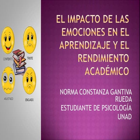 El impacto de las emociones en el aprendizaje 2 | PPTX