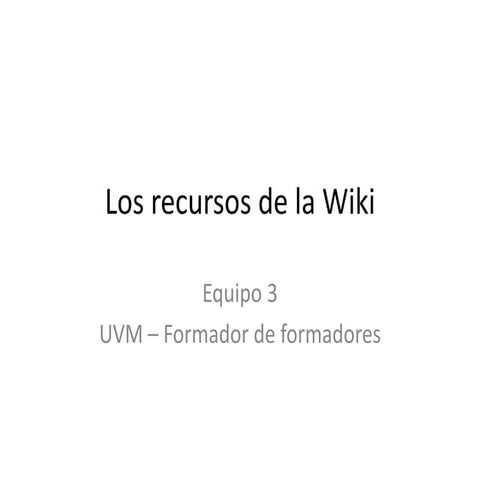 El impacto de la tecnología sobre el aprendizaje las wikis