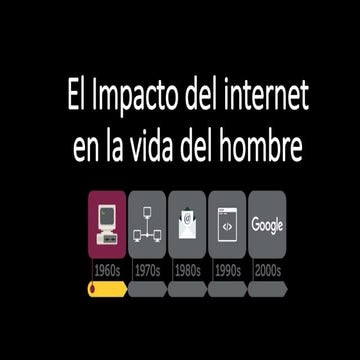 El Impacto del internet