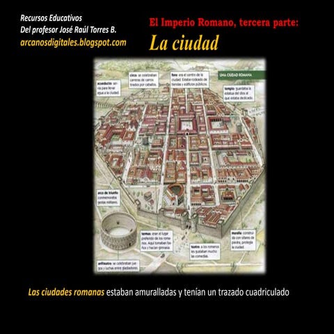 El imperio romano tercera parte La ciudad