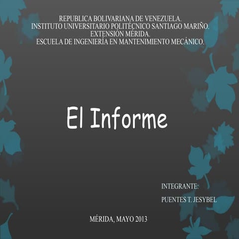El informe