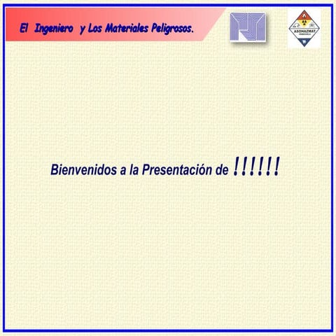 El Ingeniero Y El Manejo De Materiales Peligrosos