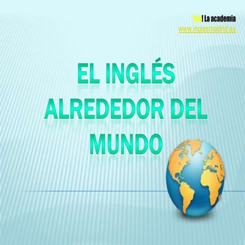 El inglés alrededor del mundo