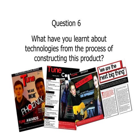 Elin media evaluation  question 6 2