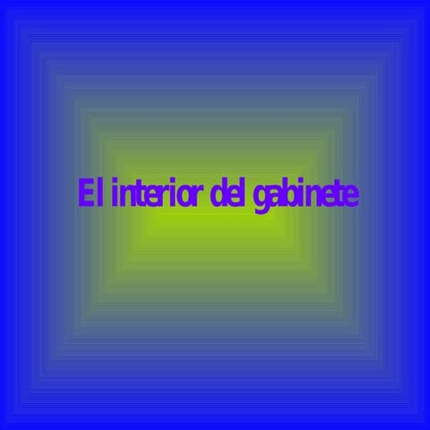 El Interior Del Gabinete