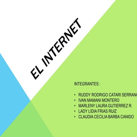 El Internet | PPTX