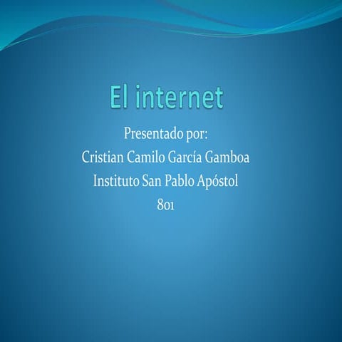 El internet