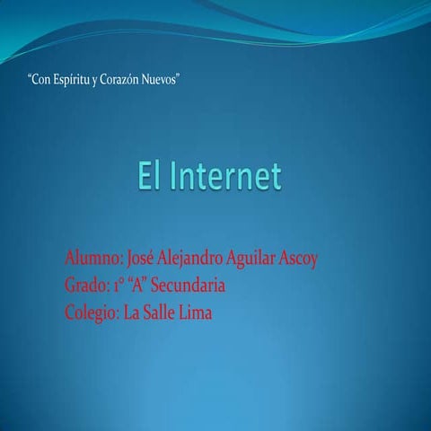 El internet 