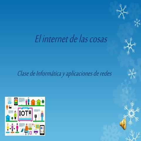 Internet de las cosas | PPTX