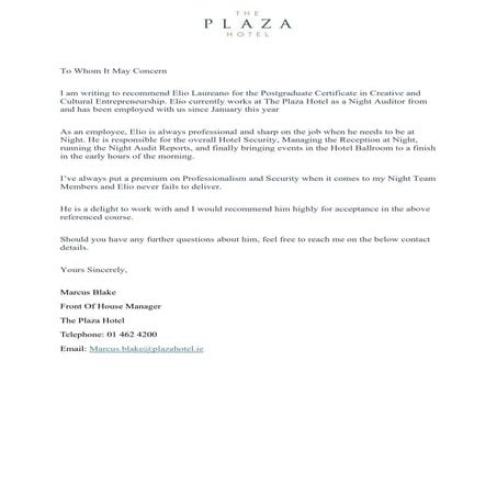 Elio Reference Letter  The Plaza Hotel 2024.pdf
