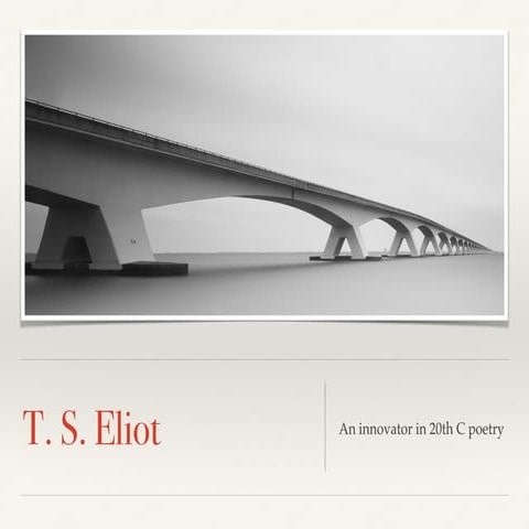 T. S. Eliot's poetryEliot