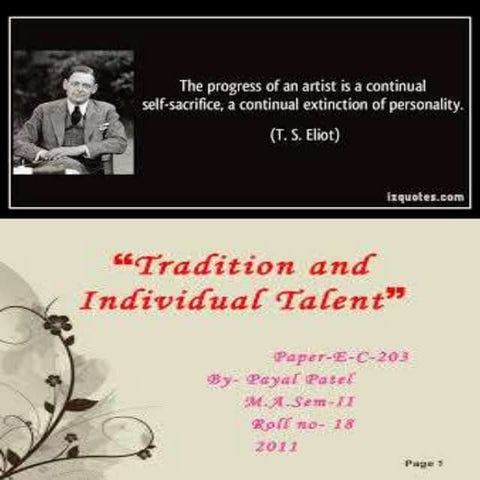 Eliot Concept of tradition