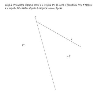 Elipse afín de una circunferencia d...