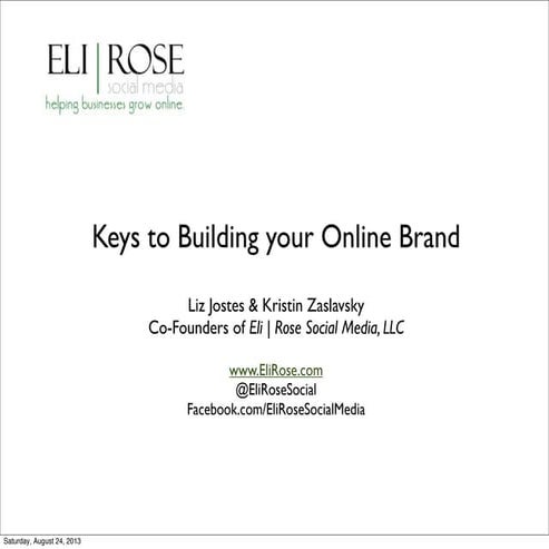 Online Brand Building Tips for Bloggers