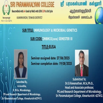 ELISA(Enzyme linked immunosorbent assay)