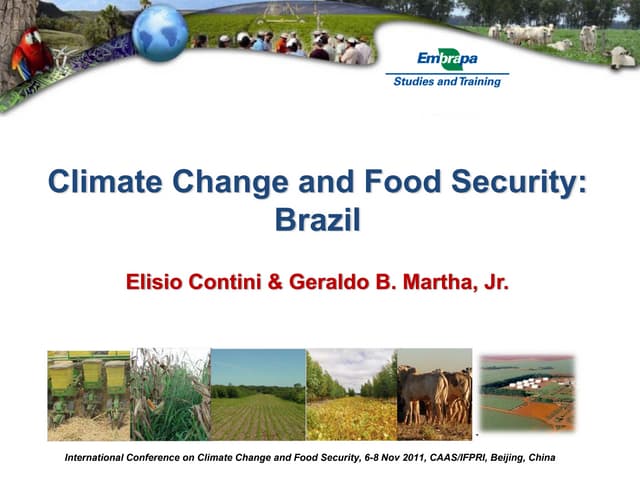 Climate Change and Food Security | PPT