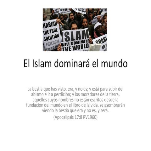 El islam dominará el mundo