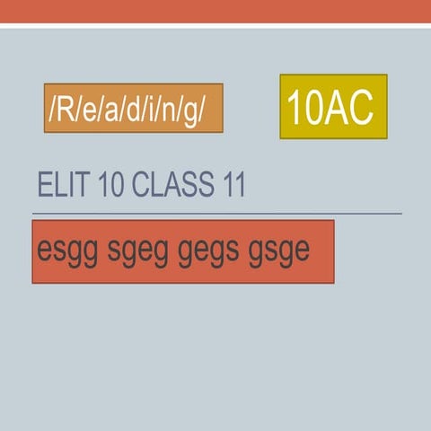 Elit 10 class 11