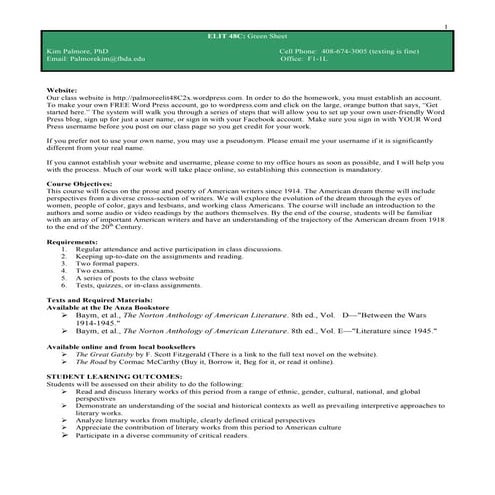 Elit 48 c spring 2016 green sheet