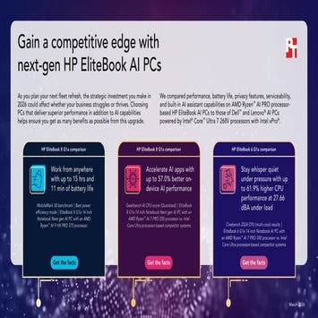 Gain a competitive edge with HP ProBook 4 G1a 14-inch Notebook AI PCs ...