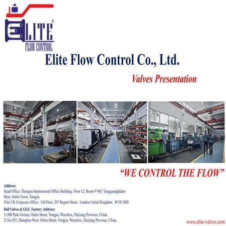 Elite Flow Control PPT katalog valve pipa | PPT