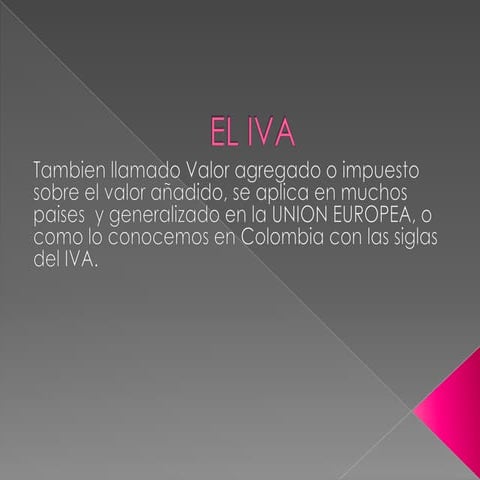 El iva