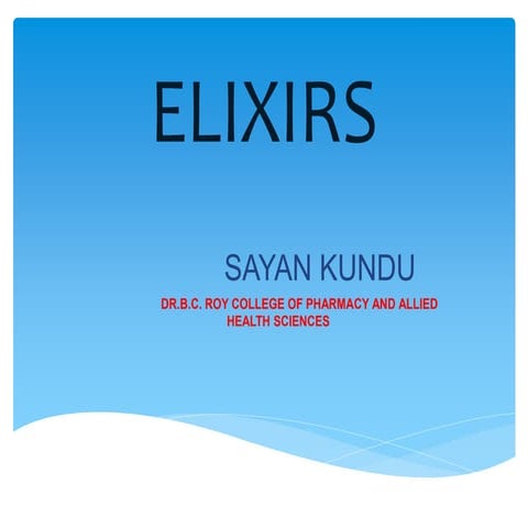 Elixirs
