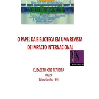 O papel da Biblioteca em uma revist...