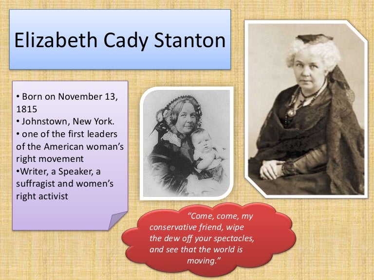 Elizabeth cady stanton