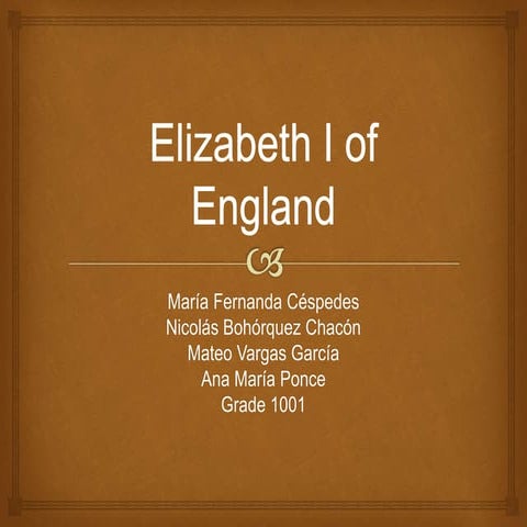 Elizabeth i queen of england | PPTX