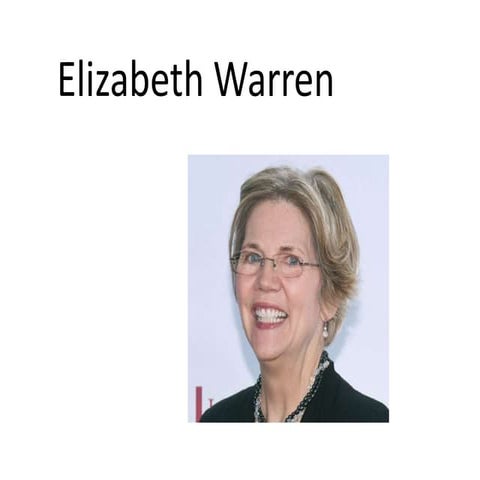 Elizabeth warren