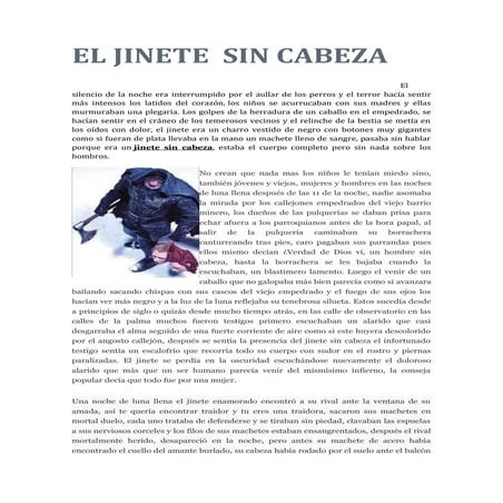 El jinete  sin cabeza