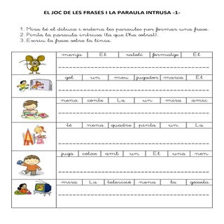 El joc de les frases i la paraula i...