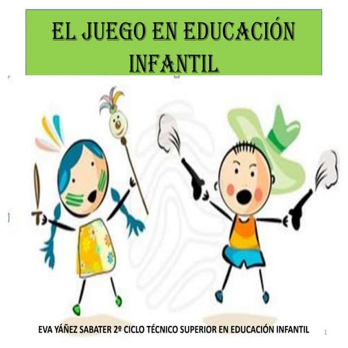 El juego en educación infantil power point