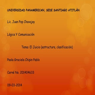 El juicio y sus elementos