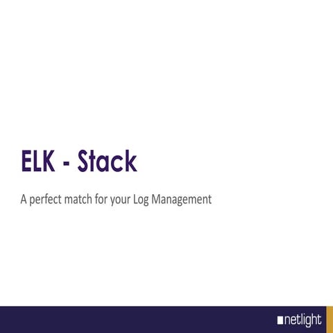 ELK - Stack - Munich .net UG
