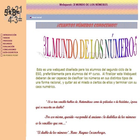 3L MUNDO DE LOS NUMERO5