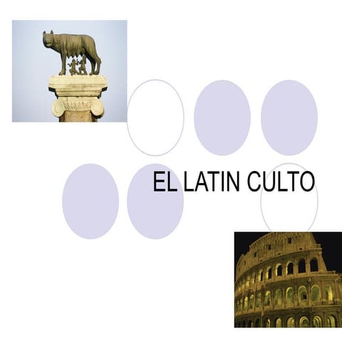 Elementos morfológicos de las palabras latinas (Latín culto)