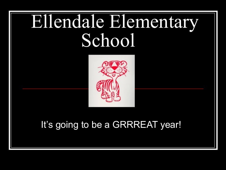 Ellendale elementary school board presentation 2014