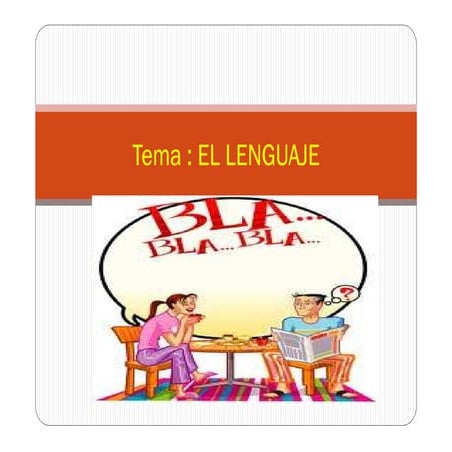 El lenguaje