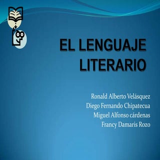El lenguaje literario