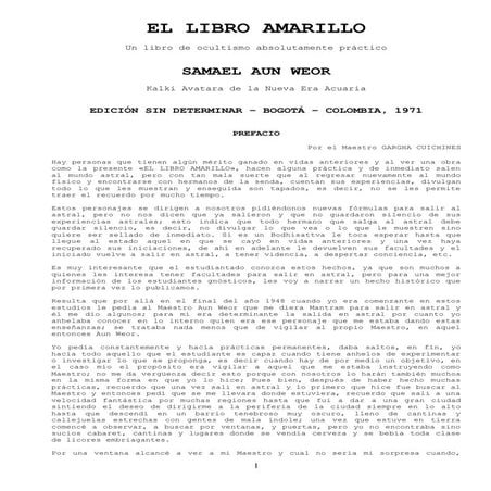 El Libro Amarillo