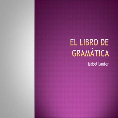 El libro de gramática