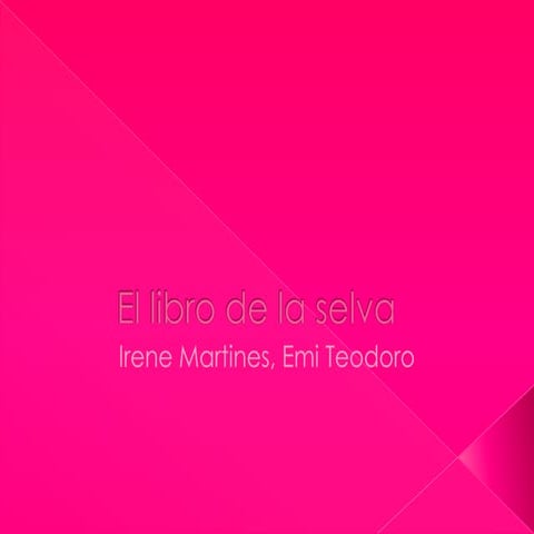 El libro de la selva