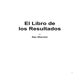 Ray Sherwin - El Libro de Los Resul...