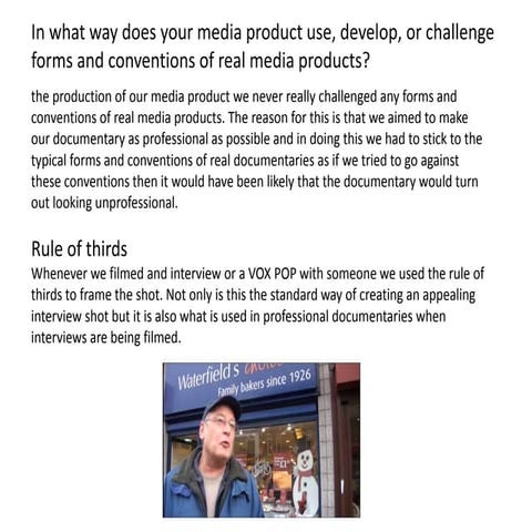 Question 1 of Evaluation