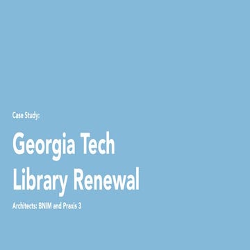 Felix "Georgia Tech Library Case Study: An Excerpt from the NISO Training Ser...