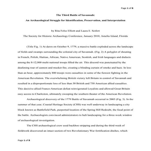 Elliott Seifert Paper